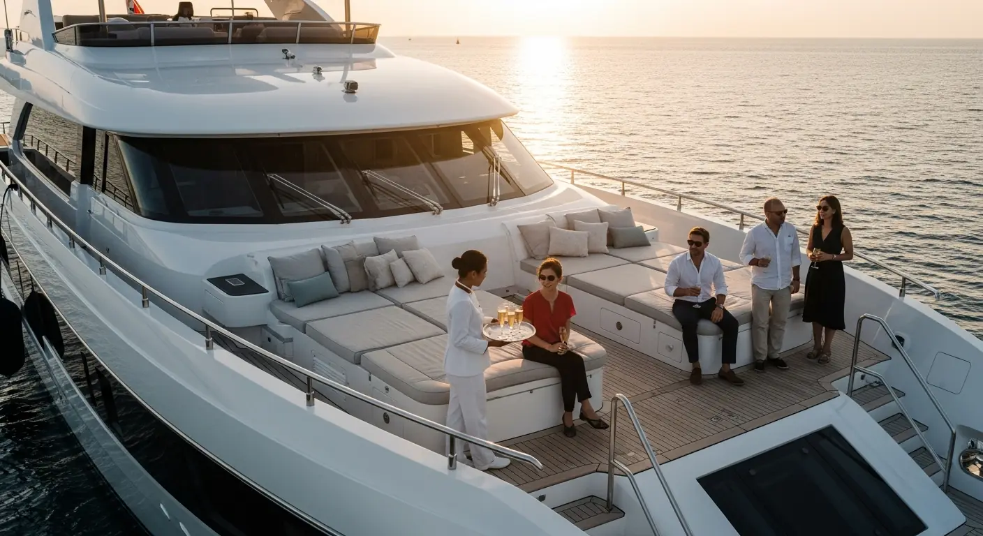 Luxury Yacht Charter Bali — HNW Super-Yacht from Benoa Harbor